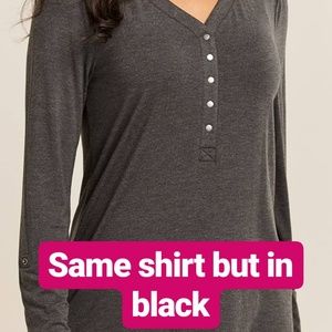 Thyme Maternity Jersey Maternity/Nursing Top